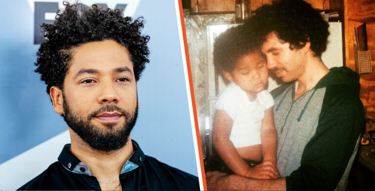 An image illustration of Joel and his son Jussie Smollett
